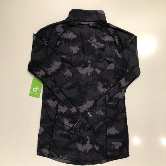 Paradox Dri-Release Freshguard Lg Slv 1/2 Zip Wool Camo Top Purple + Blk Sz S - Picture 4 of 11